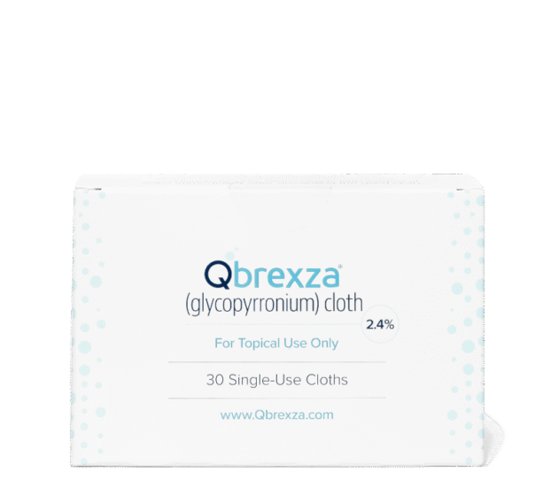 Qbrexza®  (Glycopyrronium) Cloths