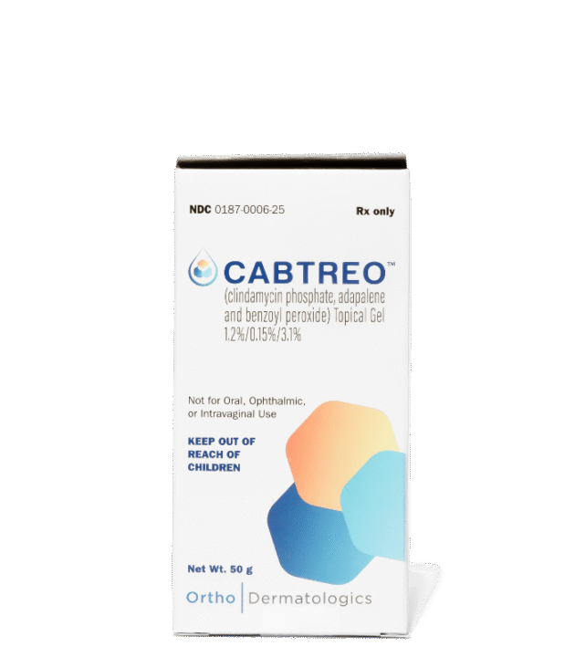 Cabtreo® (Clindamycin, Adapalene,Benzoyl Peroxide) Topical Gel 1.2%, 0.15% 3.1%